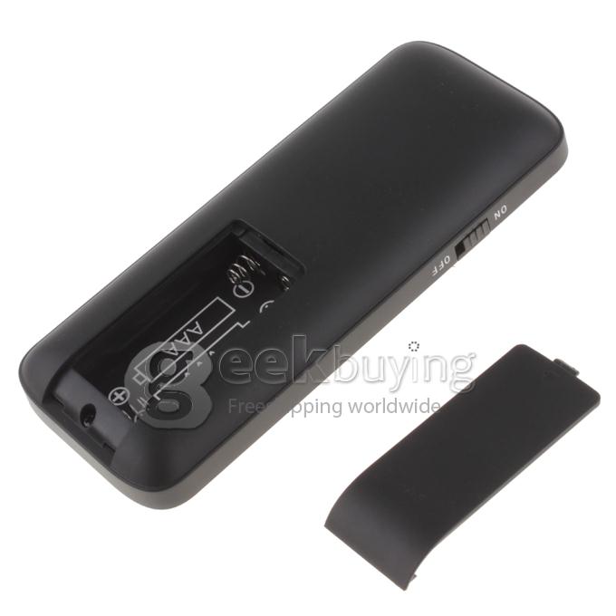 IR-100-RF 2.4G Wireless MINI Keyboard with Number and Touchpad Mouse - Black