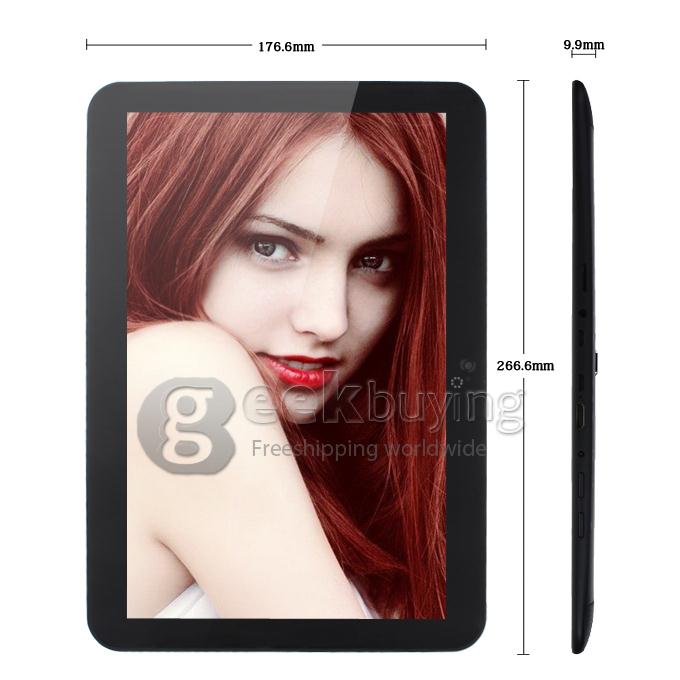 Pipo M9Pro RK3188 Quad Core 10.1 Inch Android 4.2 OS Tablet PC 2GB RAM 32GB ROM IPS Capacitive Touch Screen 1920*1200 GPS/Bluetooth Black