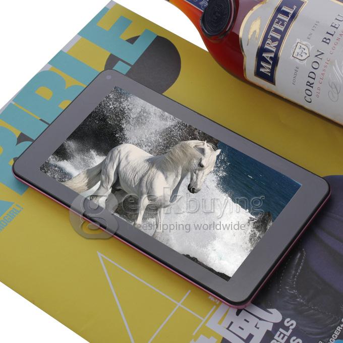 VIA V7 7 inch WM8880 Cortex-A9 Dual Core 1.5GHz Tablet PC Android 4.2 OS 512M/4G Dual Camera 1080P MID - Purple (V7 Series)