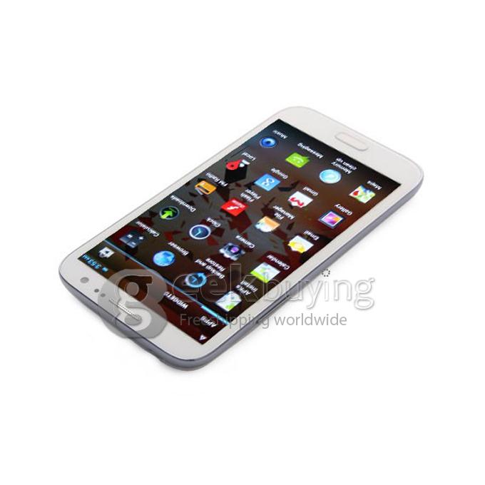 Bluebo B6000 5.7Inch IPS HD Screen MTK6589T Smart Phone 1GB RAM+8GB ROM 12.6MP Camera Android 4.2.1 3G/GPS - White