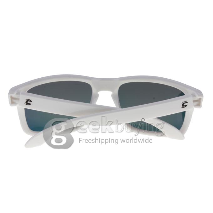 OREKA WG009 White Full Frame TR90 Polarized Sunglasses - Red REVO