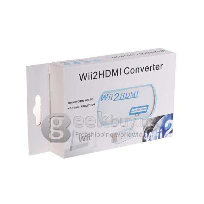 Wii to HDMI Converter 1080P HD Output Upscaling Adapter