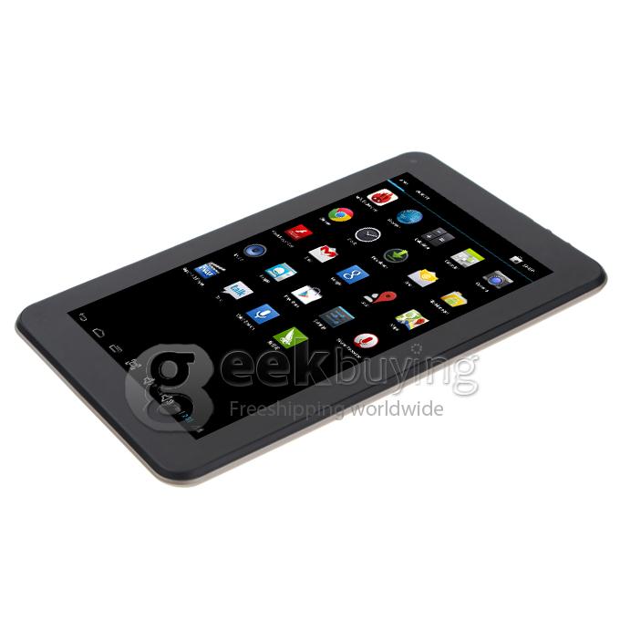 F40 7 inch Dual Core Cortex-A7 CPU Allwinner A20 1024×600 Capacitive Screen 1G/8G Dual Cameras Tablet PC - Silver