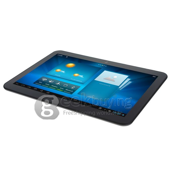 Pipo M9Pro RK3188 Quad Core 10.1 Inch Android 4.2 OS Tablet PC 2GB RAM 32GB ROM GPS/Bluetooth with Screen Protector & Leather Case Black