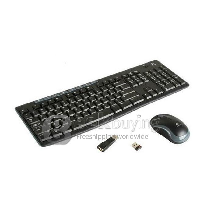 Logitech MK270 Ergonomic 2.4 Ghz Wireless Multimedia Standard Keyboard & Mouse Combo