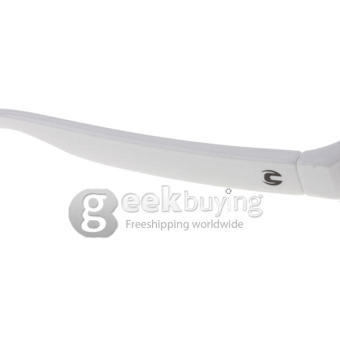 OREKA WG009 White Full Frame TR90 Polarized Sunglasses - Red REVO