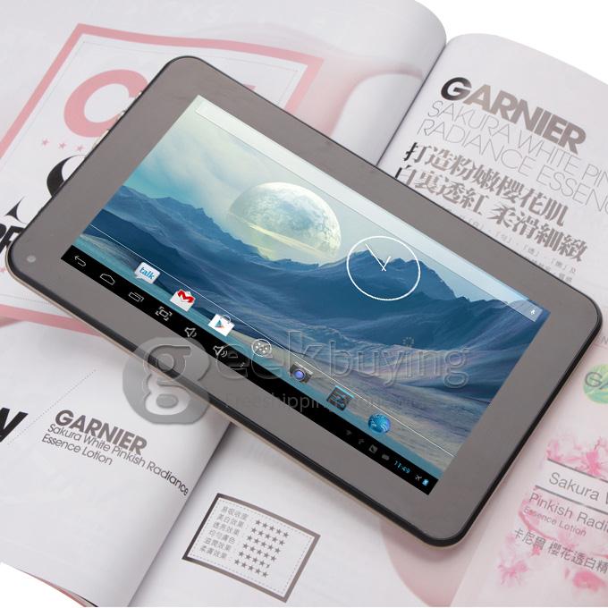 F40 7 inch Dual Core Cortex-A7 CPU Allwinner A20 1024×600 Capacitive Screen 1G/8G Dual Cameras Tablet PC - Silver