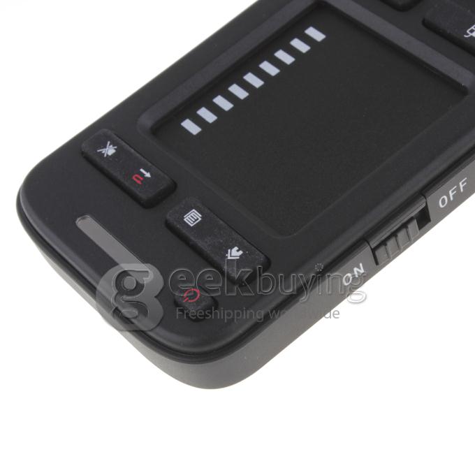 IR-100-RF 2.4G Wireless MINI Keyboard with Number and Touchpad Mouse - Black