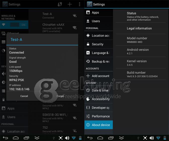 Bundle VIA V7 7 inch WM8880 Cortex-A9 Dual Core Android 4.2 Tablet PC + Screen Protector + Leather Case