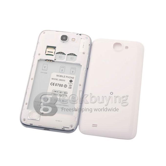 Bluebo B6000 5.7Inch IPS HD Screen MTK6589T Smart Phone 1GB RAM+8GB ROM 12.6MP Camera Android 4.2.1 3G/GPS - White