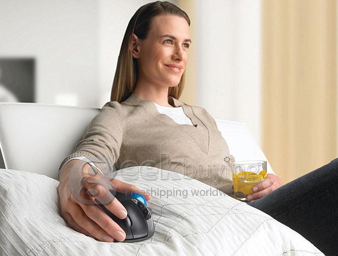 Logitech M570 2.4Ghz Wireless Ergonomic Trackball Optical Mouse for PC & MAC