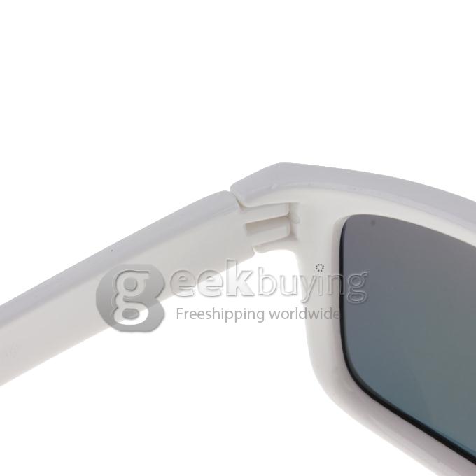 OREKA WG009 White Full Frame TR90 Polarized Sunglasses - Red REVO
