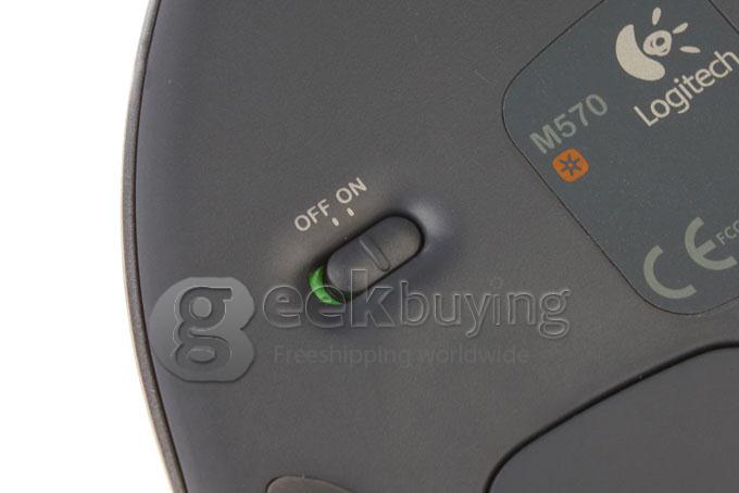 Logitech M570 2.4Ghz Wireless Ergonomic Trackball Optical Mouse for PC & MAC