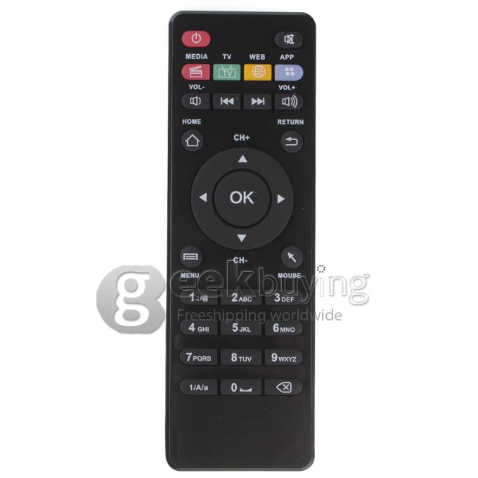 [US Stock]Original T-R42 RK3188T Quad Core Google Android 4.2.2 Cortex-A9 1.4 GHz Mini TV BOX HDMI HDD Player 2G/8G Bluetooth/RJ45 US PLUG - Black