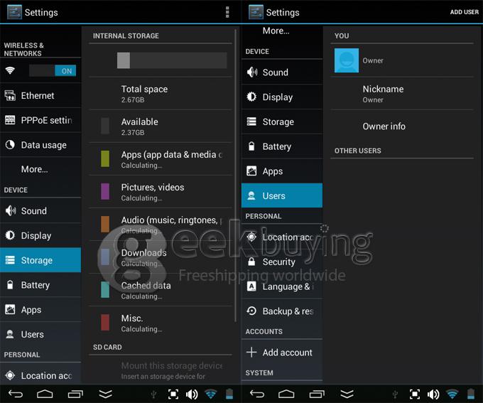 Bundle VIA V7 7 inch WM8880 Cortex-A9 Dual Core Android 4.2 Tablet PC + Screen Protector + Leather Case