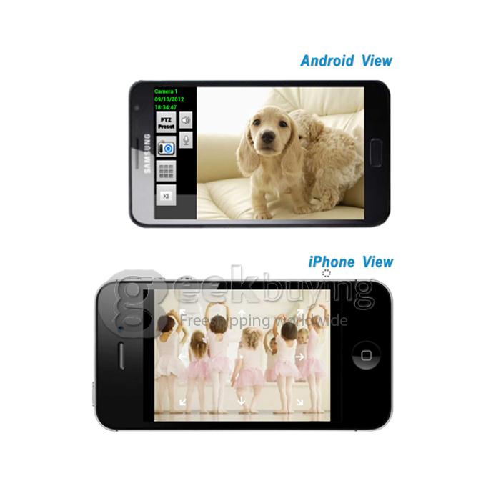 Tenvis IP ROBOT3 Wireless WIFI IP Camera (1.0MP CMOS, H.264,IR-CUT, Night Vision, 5X Digital Zoom Two-Way Audio) - White