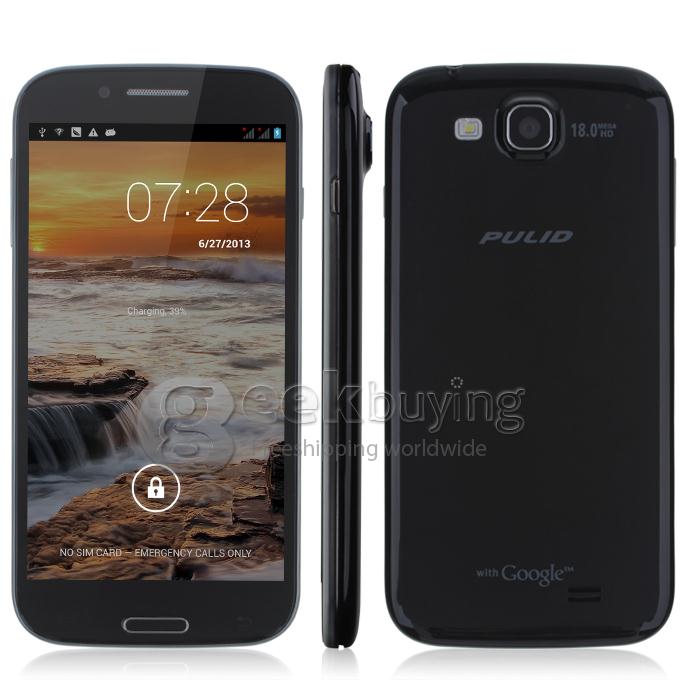 PULID F13 5.0 Inch IPS FHD Touch Screen MTK6589T Smart Phone 2GB RAM+32GB ROM 12.6MP Camera with 3G/GPS-Black