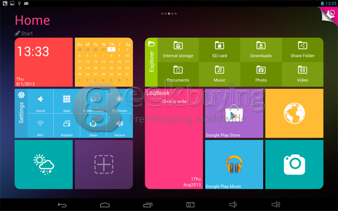 Pipo M9Pro RK3188 Quad Core 10.1 Inch Android 4.2 OS Tablet PC 2GB RAM 32GB ROM GPS/Bluetooth with Screen Protector & Leather Case Black