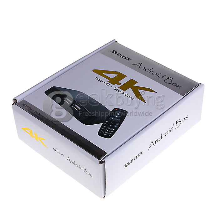 Measy B4K Quad Core Android 4.2 OS All winner A31 Cortex-A7 1.0GHz Mini TV BOX 2G/8G Bluetooth/2.0MP Camera/MIC-Black