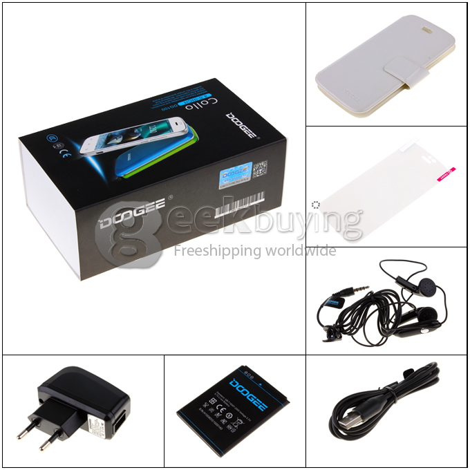 Doogee DG100 4.0inch WVGA Capacitive Screen MTK6572W Dual Core Smartphone 4GB ROM 5.0MP Camera Android 4.2 OS 3G/GPS-Green