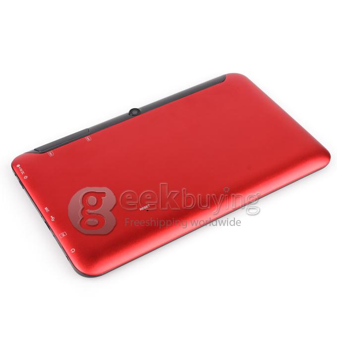 GB97 MTK8377 1.2GHz 7 inch Tablet PC Android 4.1 Dual Core Capacitive Touch Screen 1024*600 1G/8G - Red