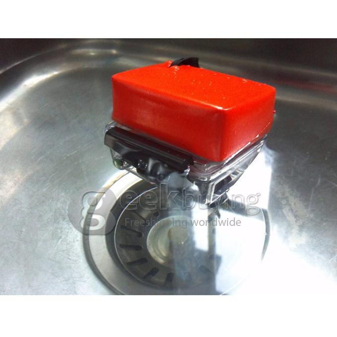 Floaty Float Box With 3M Adhesive Anti Sink for GoPro HD Hero Hero2 Hero3 AS-15 AEE Camera - Orange