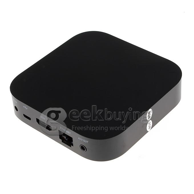 CX-921 Rockchip Quad Core Android 4.2.2 OS RK3188T Cortex A9 1.4 GHz Mini TV BOX 2G/8G AV Output Built-in MIC Black
