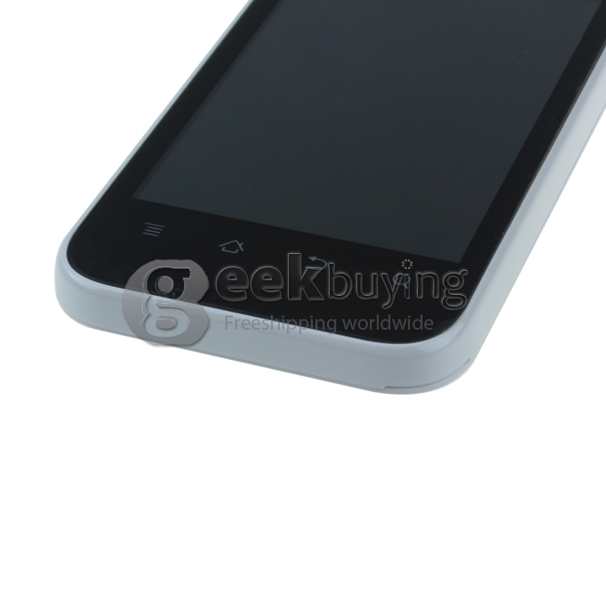 3.5 inch Smartphone Cubot C7 MTK6515 1GHz CPU Dual SIM Android 2.3 Quad Band Dual Camera 2.0MP white with 2pcs Free Case