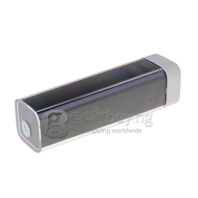 2600mAh Portable External Power Bank Battery Charger - Black
