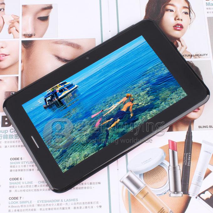 GB97 MTK8377 1.2GHz 7 inch Tablet PC Android 4.1 Dual Core Capacitive Touch Screen 1024*600 1G/8G - Red