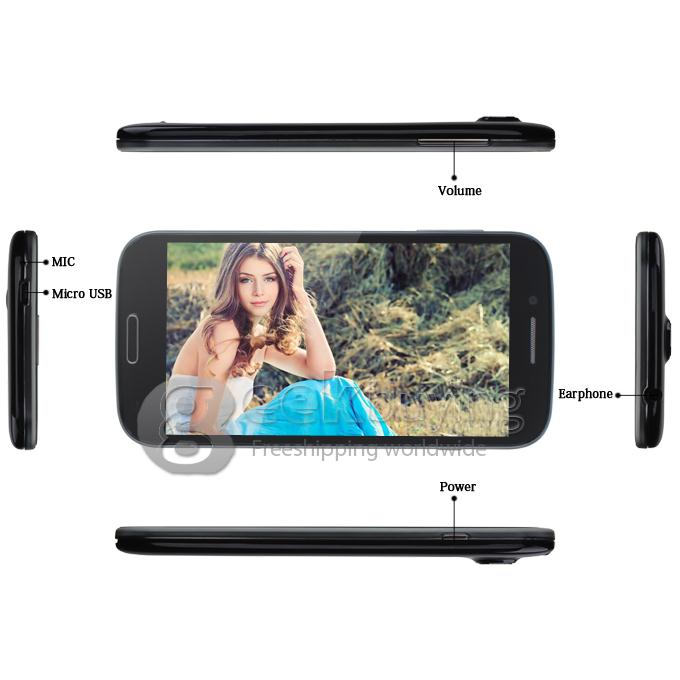 PULID F13 5.0 Inch IPS FHD Touch Screen MTK6589T Smart Phone 2GB RAM+32GB ROM 12.6MP Camera with 3G/GPS-Black