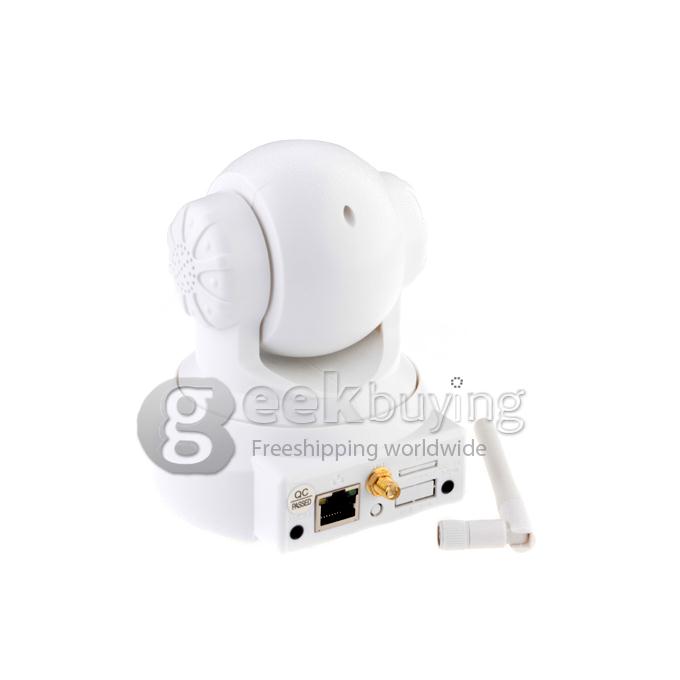 Tenvis JPT3815W Wireless IP Camera with 300K Pixels 10 IR LEDs Two-Way Audio Night Vision Motion Detection - White