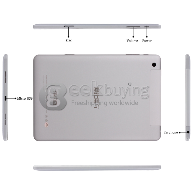 Cube U55GT Talk79 MTK8389 1.2GHz 7.9 inch Tablet PC Phablet Android 4.2 Quad Core IPS Capacitive Touch Screen 1024*768 1GB/16GB