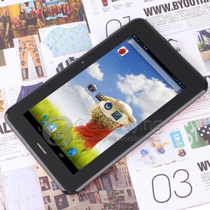 GB97 MTK8377 1.2GHz 7 inch Tablet PC Android 4.1 Dual Core Capacitive Touch Screen 1024*600 1G/8G - Orange