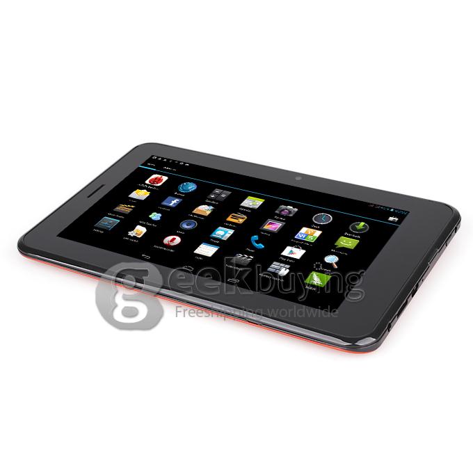 GB97 MTK8377 1.2GHz 7 inch Tablet PC Android 4.1 Dual Core Capacitive Touch Screen 1024*600 1G/8G - Orange