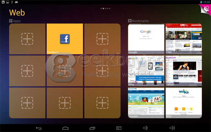 Pipo M9Pro RK3188 Quad Core 10.1 Inch Android 4.2 OS Tablet PC 2GB RAM 32GB ROM GPS/Bluetooth with Screen Protector & Leather Case Black