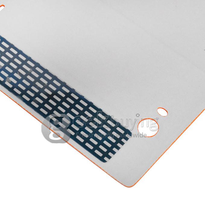Flip PU Leather Cover Case for iocean X7 5 inch Smart Phone - Orange