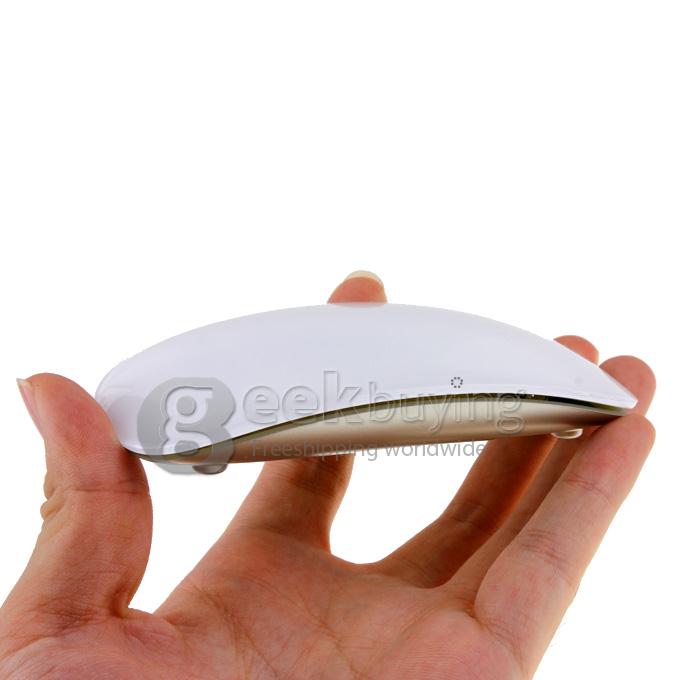 New Ultra Thin 2.4G Wireless RF Mouse Magic Multi-touch Scroll Mice Wheel with Receiver