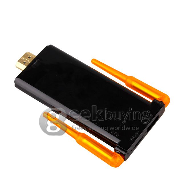 CX-919II GM282 RK3188T Quad Core Google Android 4.2 1.4GHz Mini TV BOX Dongle 2G/8G Dual External WiFi Antenna Bluetooth - Black