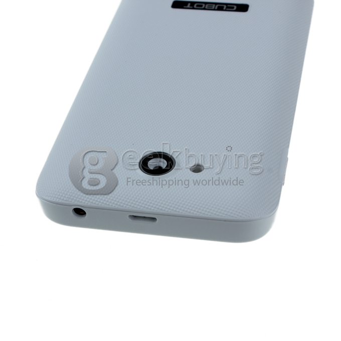 3.5 inch Smartphone Cubot C7 MTK6515 1GHz CPU Dual SIM Android 2.3 Quad Band Dual Camera 2.0MP white with 2pcs Free Case
