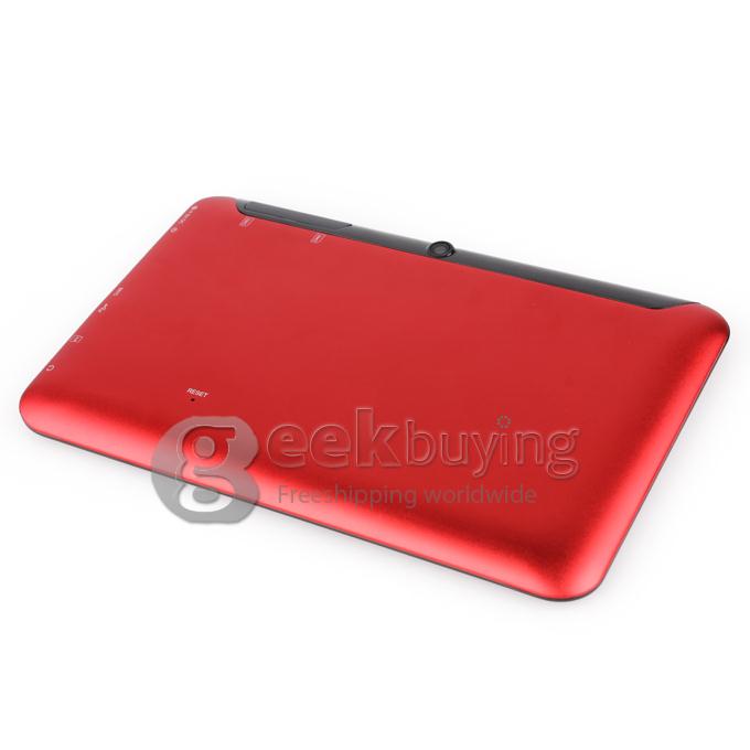 GB97 MTK8377 1.2GHz 7 inch Tablet PC Android 4.1 Dual Core Capacitive Touch Screen 1024*600 1G/8G - Red