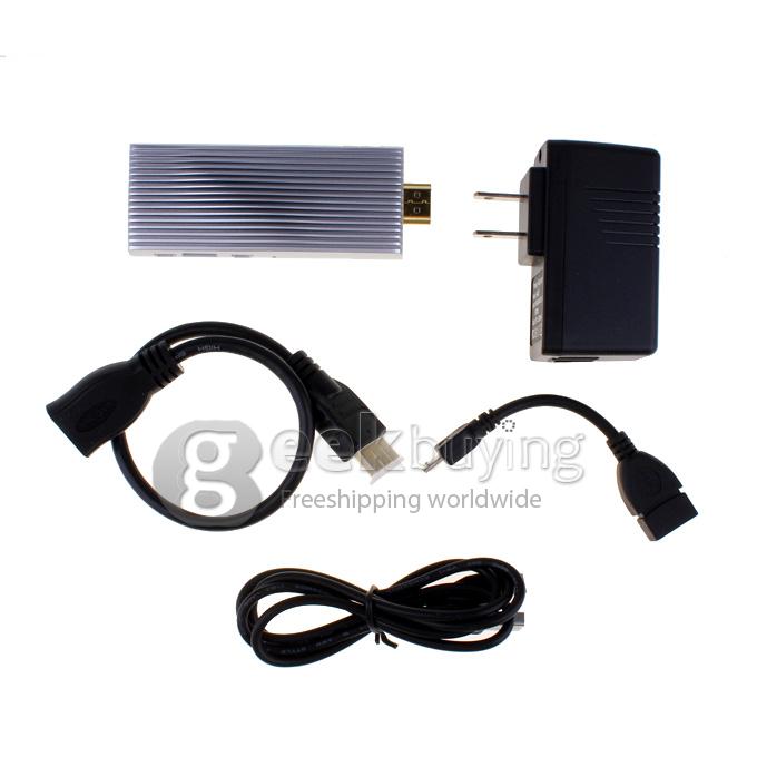 IMITO QX2 RK3188T Quad Core Google Android 4.2.2 OS Cortex-A9 1.4GHz Mini PC TV Box 2G/8G Bluetooth WIFI-Silvery