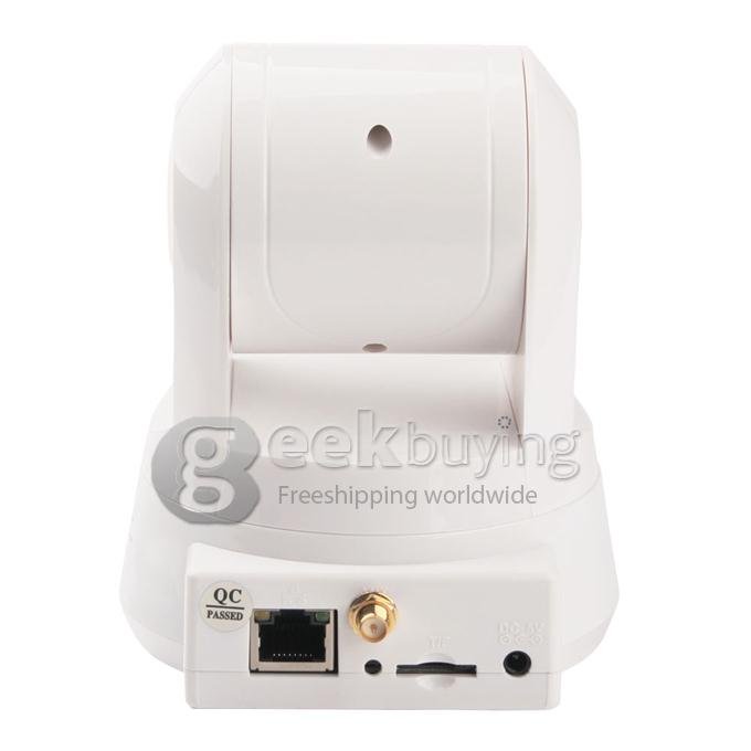 Tenvis IP ROBOT3 Wireless WIFI IP Camera (1.0MP CMOS, H.264,IR-CUT, Night Vision, 5X Digital Zoom Two-Way Audio) - White