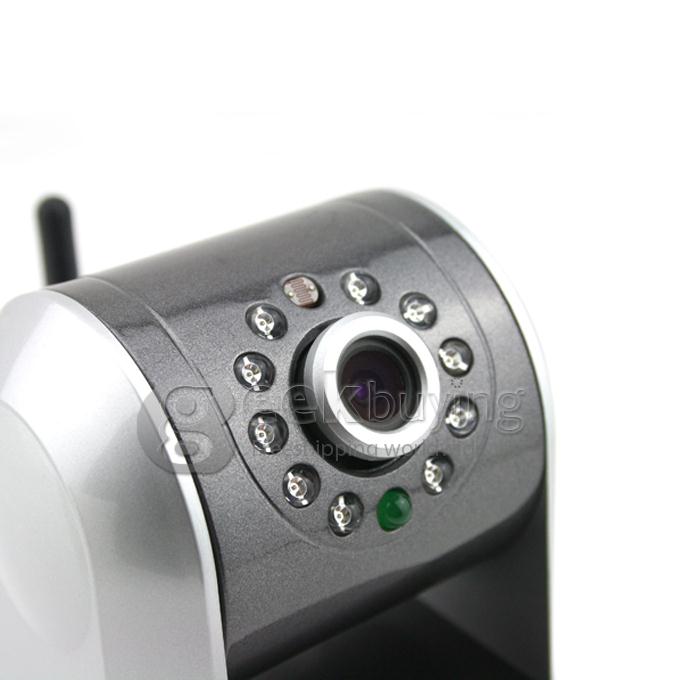 Tenvis IP ROBOT3 Wireless WIFI IP Camera(1.0MP CMOS, H.264,IR-CUT, Night Vision, 5X Digital Zoom Two-Way Audio) - Silver