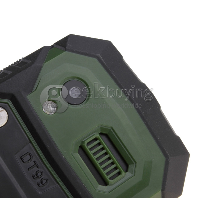 CUBOT DT99 2.2 Inch Waterproof Dustproof Shockproof Dual SIM Card Interphone with Bluetooth FM Camera-Green
