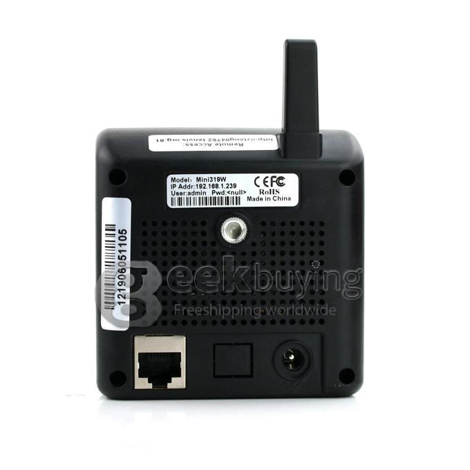 Tenvis Mini 319W 21IR LEDs Wireless Security IP Camera with Two-Way Audio, Night Vision, Motion Detection - Black