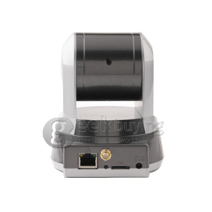 Tenvis IP ROBOT3 Wireless WIFI IP Camera(1.0MP CMOS, H.264,IR-CUT, Night Vision, 5X Digital Zoom Two-Way Audio) - Silver