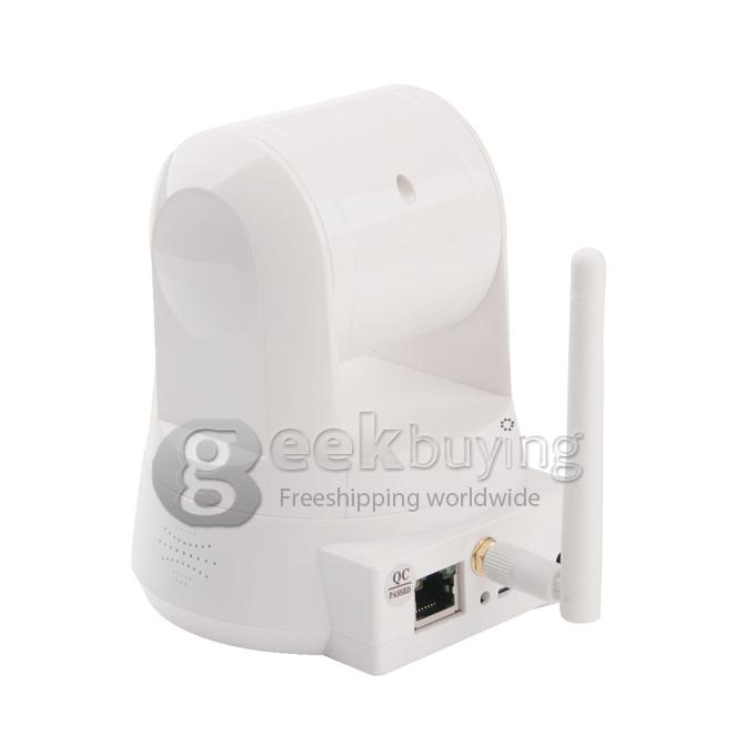 Tenvis IP ROBOT3 Wireless WIFI IP Camera (1.0MP CMOS, H.264,IR-CUT, Night Vision, 5X Digital Zoom Two-Way Audio) - White