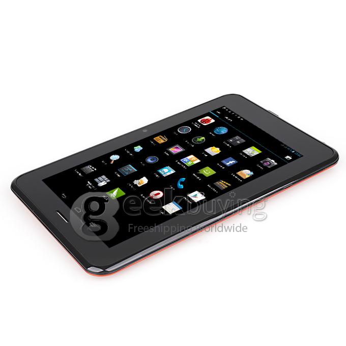 GB97 MTK8377 1.2GHz 7 inch Tablet PC Android 4.1 Dual Core Capacitive Touch Screen 1024*600 1G/8G - Orange