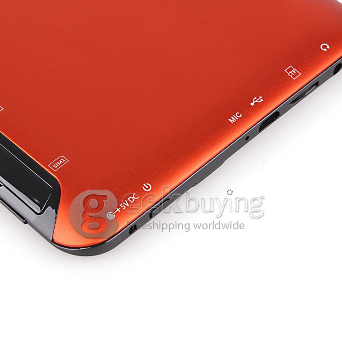 GB97 MTK8377 1.2GHz 7 inch Tablet PC Android 4.1 Dual Core Capacitive Touch Screen 1024*600 1G/8G - Orange